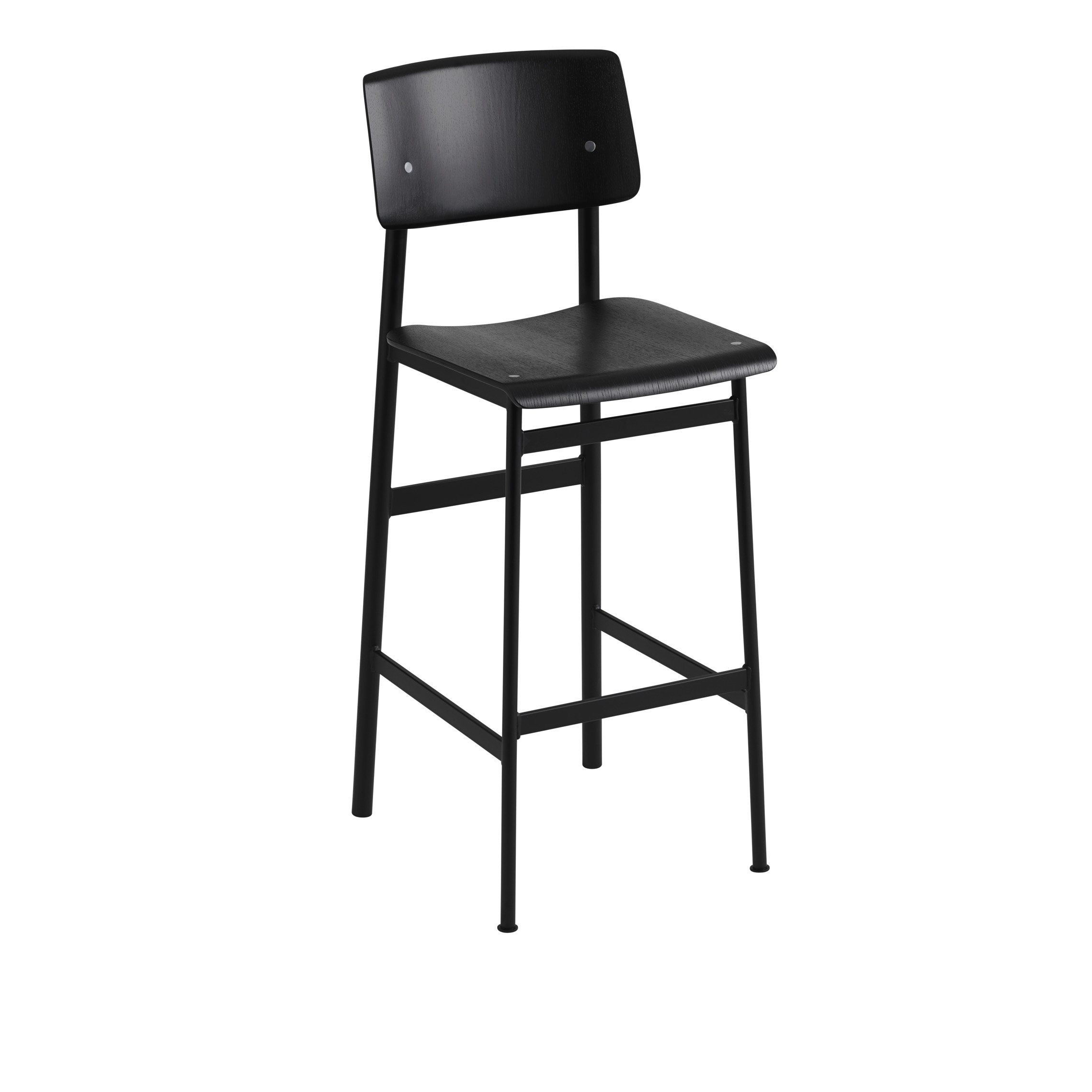 Loft-bar-stool-75-black-black-Muuto-4000x4000-med-res - Office Inspiration